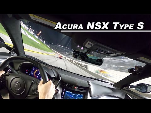 2022 Acura NSX Type S - Night Drive at Daytona (POV)