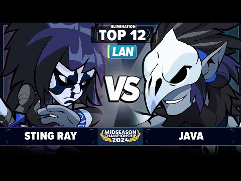 Java vs STING RAY - Elimination Top 12 - Brawlhalla Midseason Championship 2024 - LAN 1v1