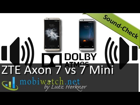 ZTE Axon 7 vs 7 Mini – with and without Dolby Atmos – Sound-Check