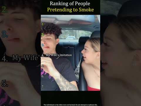 Ranking of people pretending to smoke 😂😂😂#usa #funny #foryou #ranking