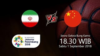 Jadwal Live Streaming Final Basket Putra Asian Games Iran Vs China, Pukul 18.30 WIB
