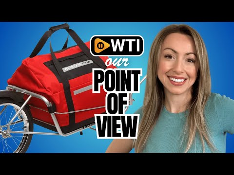 One-Wheel Bicycle Cargo Trailer with Kickstand – Converts to Wheelbarrow - WTI product video review