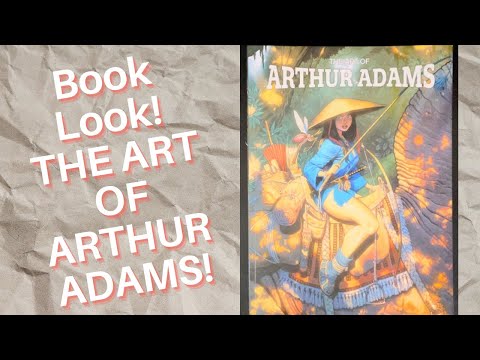 Book Look! THE ART OF ARTHUR ADAMS!