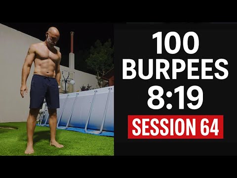 100 Burpees in 8:19 | Session #64 – Persistence
