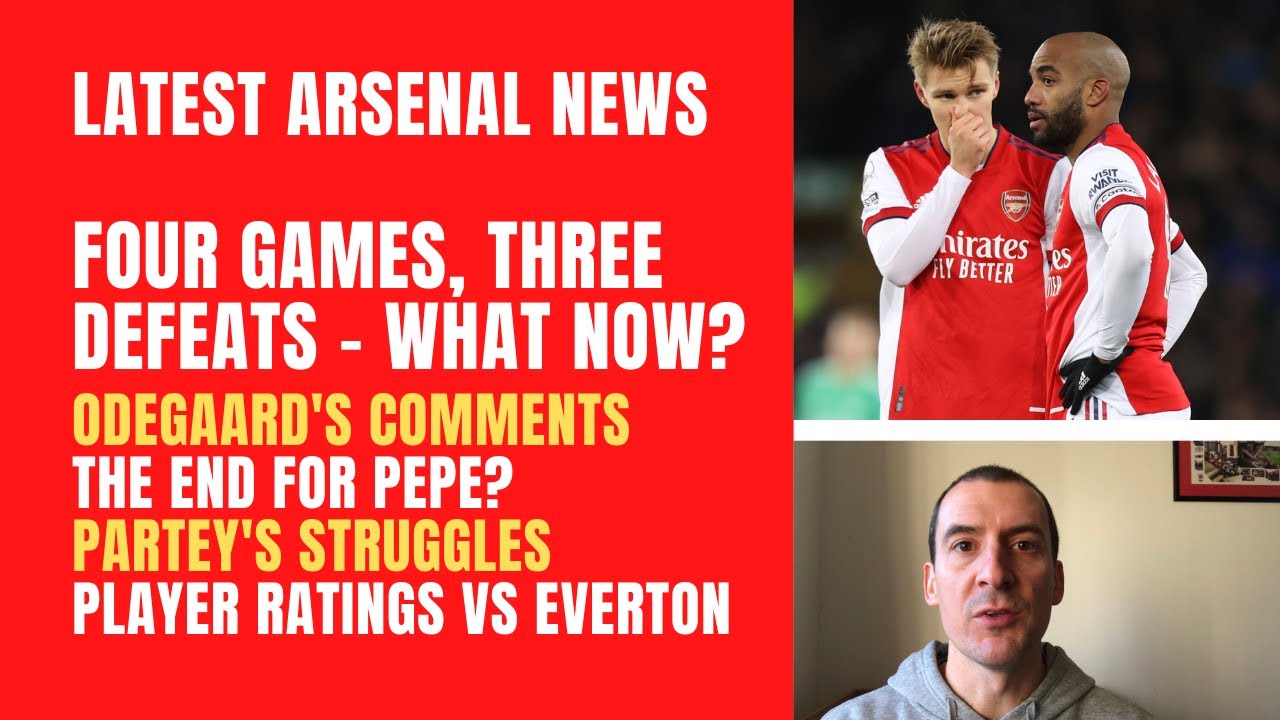 Four games, three defeats - what now for Arsenal? Odegaard's comments, Pepe, Partey, player ratings
