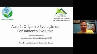 Teorias Evolutivas -  Parte1