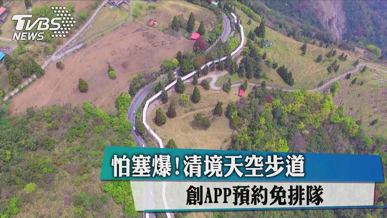 怕塞爆!清境天空步道 創APP預約免排隊