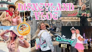 MY FIRST TIME AT DISNEYLAND | Disneyland Vlog 2024 ft Disney Channel Nite