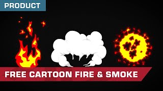 FREE Cartoon Fire & Smoke Stock Footage Now Av