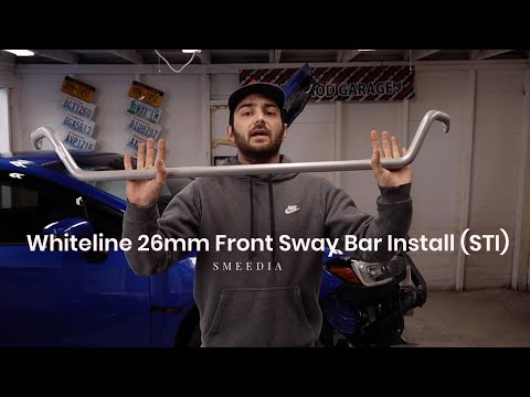 Whiteline Front Sway bar & Perrin Endlink Install (WRX/STI)