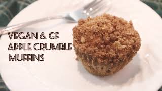 Vegan & GF Apple Crumble Muffins