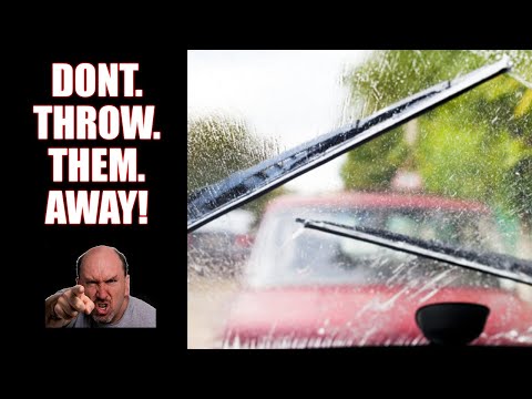 How to Make Old Wiper Blades Like New Again!
