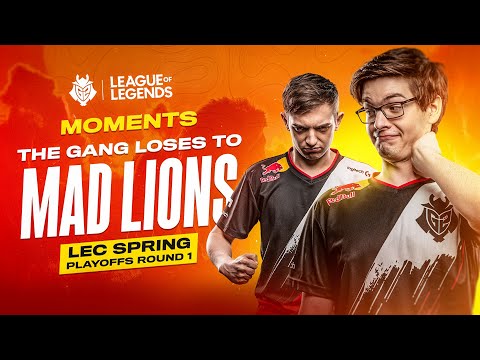 The Gang Loses To MAD Lions | LEC Spring 2020 Playoffs G2 vs MAD Lions Moments