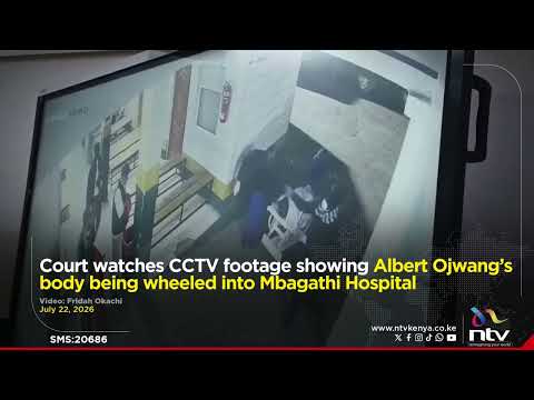 Court watches CCTV footage showing Albert Ojwang’s body being wheeled into Mbagathi Hospital