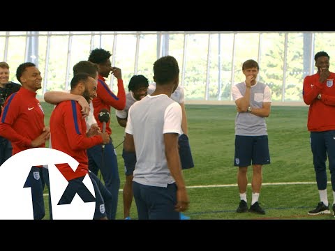 Football Karaoke with England's Under 21 football team