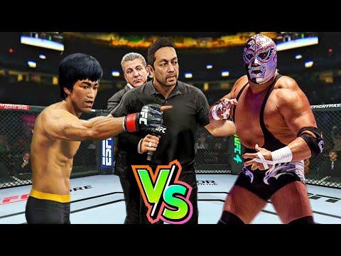 Bruce Lee vs. Silver Cain - EA Sports UFC 4