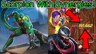 Download lagu 7 Star Rank 4 Scorpion Is Ridiculous With Synergies (Necropolis Fights) |Marvel Contest Of Champions mp3