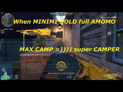 Crossfire NA 2.0: M249 MINIMI - Gold - full ammo in HMX gameplay