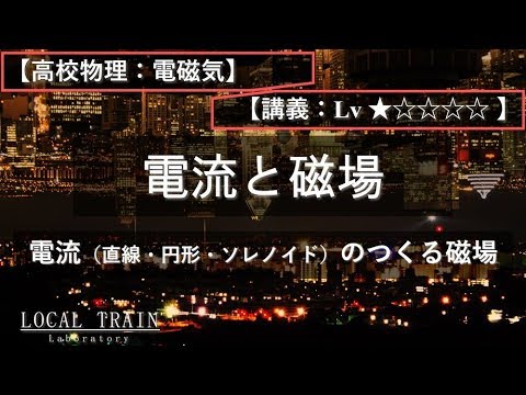 物理学科 【高校物理：電磁気】電流のつくる磁場【講義】