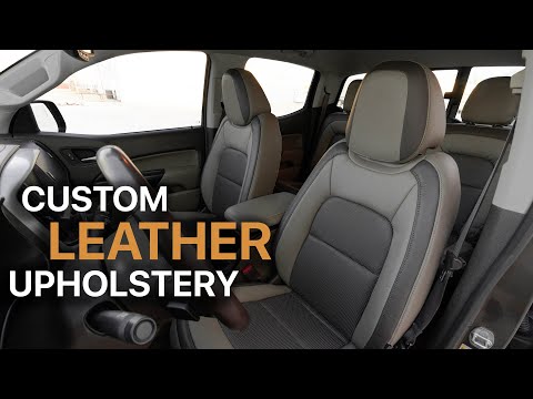 Upgrading GMC Canyon Cloth Seats To Leather - 2015-2022 Canyon and Chevy Colorado - LeatherSeats.com