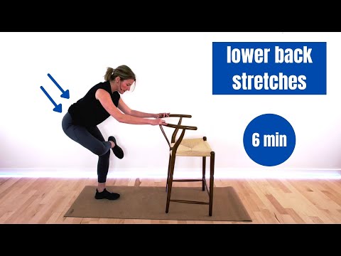 Standing Lower Back Stretches -  for office or home