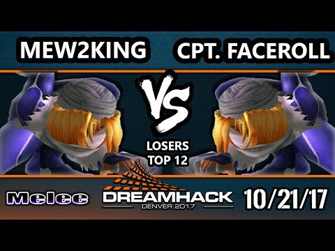 DHDEN17 Melee - FOX MVG | Mew2King (Red Sheik) Vs. Captain Faceroll (Blue Sheik) - SSBM Singles LT12