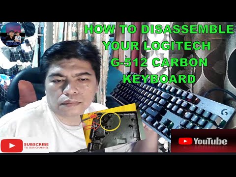 How to disassemble your Logitech G512 Carbon Keyboard case #keyboard #pc