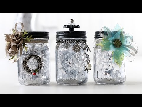 DIY Mercury Glass with Tim Holtz Mason Jars