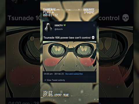 Tsunade 106 power bee can't control💀#anime #naruto #trendingshorts