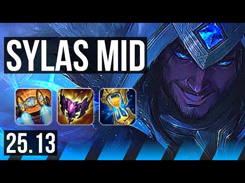 SYLAS vs KATARINA (MID) | 10/2/9, Dominating | KR Challenger | 25.13