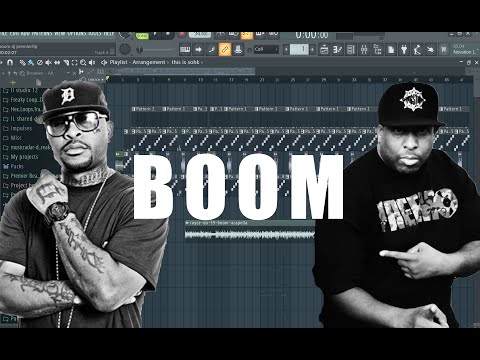 Making Royce da 5'9" & DJ Premier - BOOM (FL Studio)