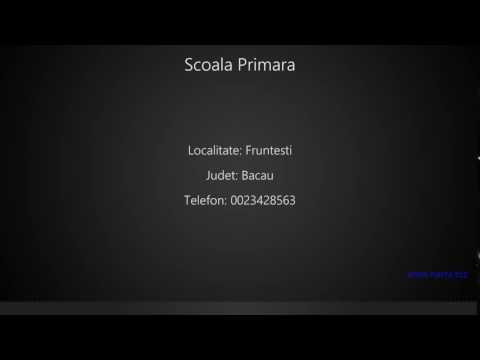 Scoala Primara Fruntesti