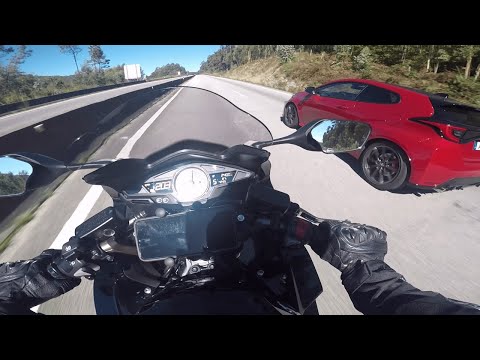 HONDA VFR800F VS TOYOTA YARIS GR 🔥