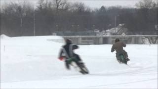 preview picture of video 'NWIRC Motorcycle Ice Race #2 - Feb 12, 2011'