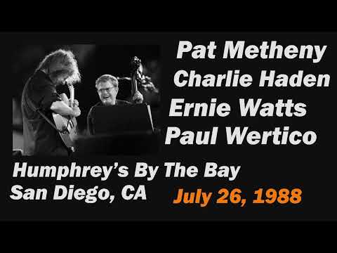 Pat Metheny, Charlie Haden, Ernie Watts, Paul Wertico at Humphrey's, San Diego, CA July 26, 1988