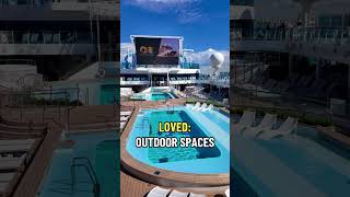 Here's what we LOVED and HATED on the new Sun Princess cruise ship! #princesscruises #shorts