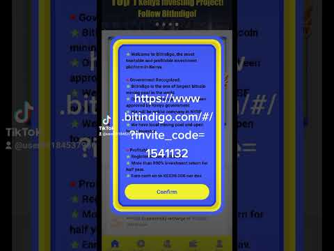 Bitindigo online investment.Log into this linkhttps://www.bitindigo.com/#/?invite_code=1541132