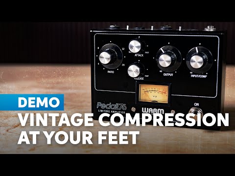 Warm Audio Pedal76 Analog FET Compressor Pedal Demo