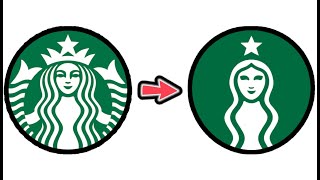 AI Oversimplified Famous Logos