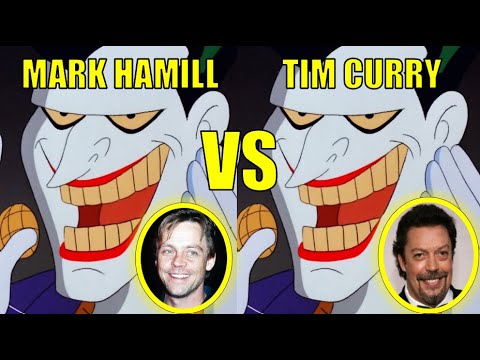 JOKER - VOICE COMPARISON: Mark Hamill vs. Tim Curry (with recreated music and SFX)