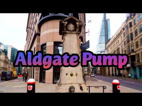 London history" Pump of Death" walk in Aldgate.