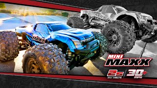 Traxxas Mini Maxx 1:12 BL-2s RTR černý