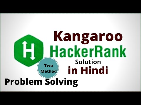 Kangaroo Hackerrank Solution Java Hindi