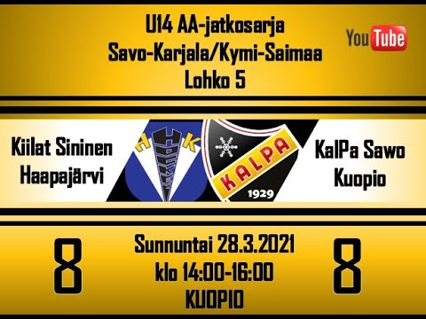 Kiilat Sininen - KalPa Sawo U14 2A tulos 8-8
