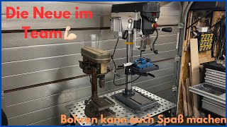 Optimum Optidrill DQ 20V Ständerbohrmaschine #diy #optimum #Säulenbohrmaschine #Tischbohrmaschine