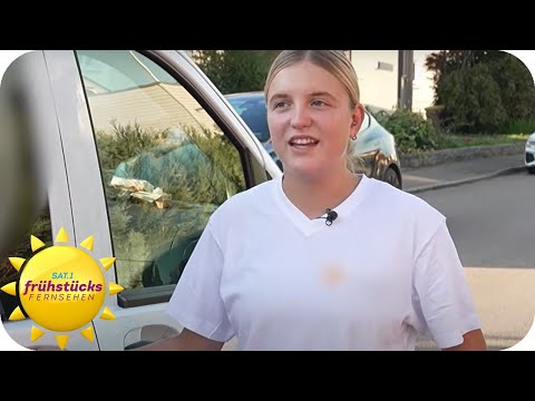 Handwerk statt Studium - trotz 1,3 Abi arbeitet Madeleine auf dem Bau | SAT.1 Frühstücksfernsehen