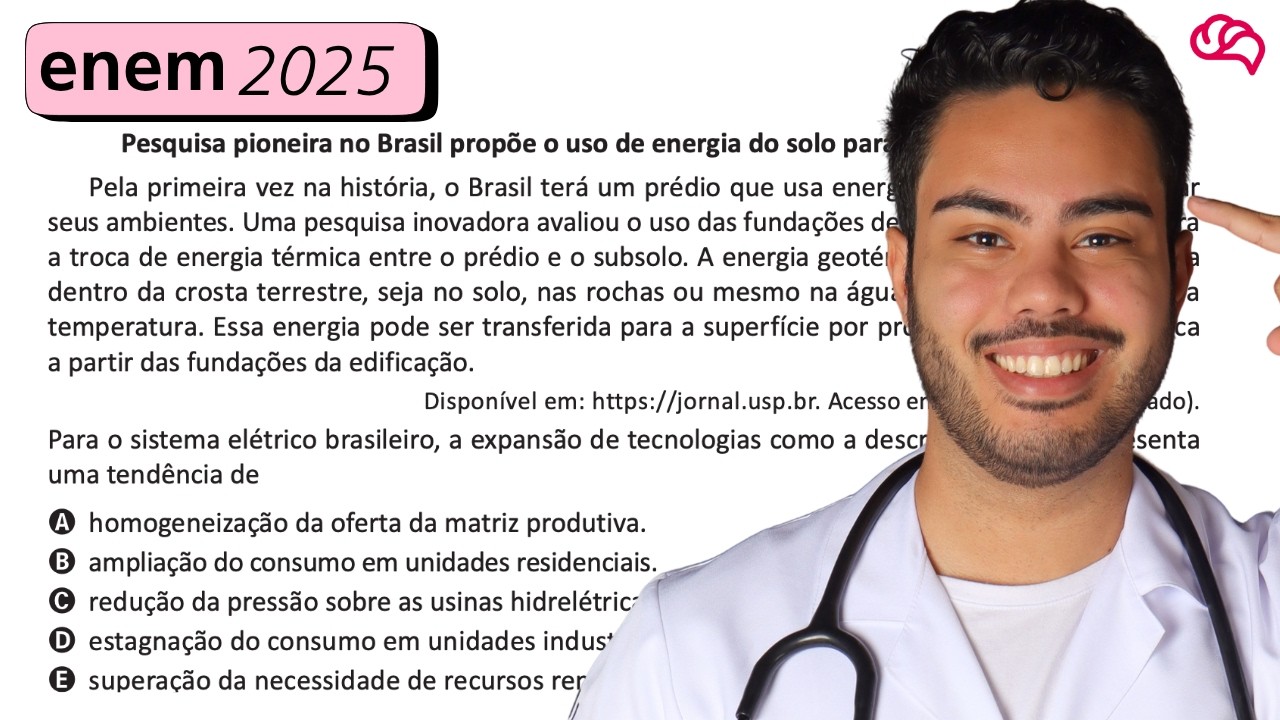 Resolução em Vídeo — Questão 86 ENEM 2025