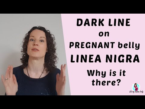 Dark Line Pregnancy Belly Tips || Linea Nigra Pregnancy Explained