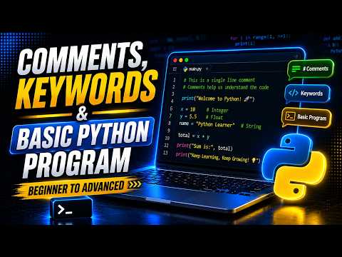 Comments Keywords Basic Python Programs Beginner To Advanced Class 3