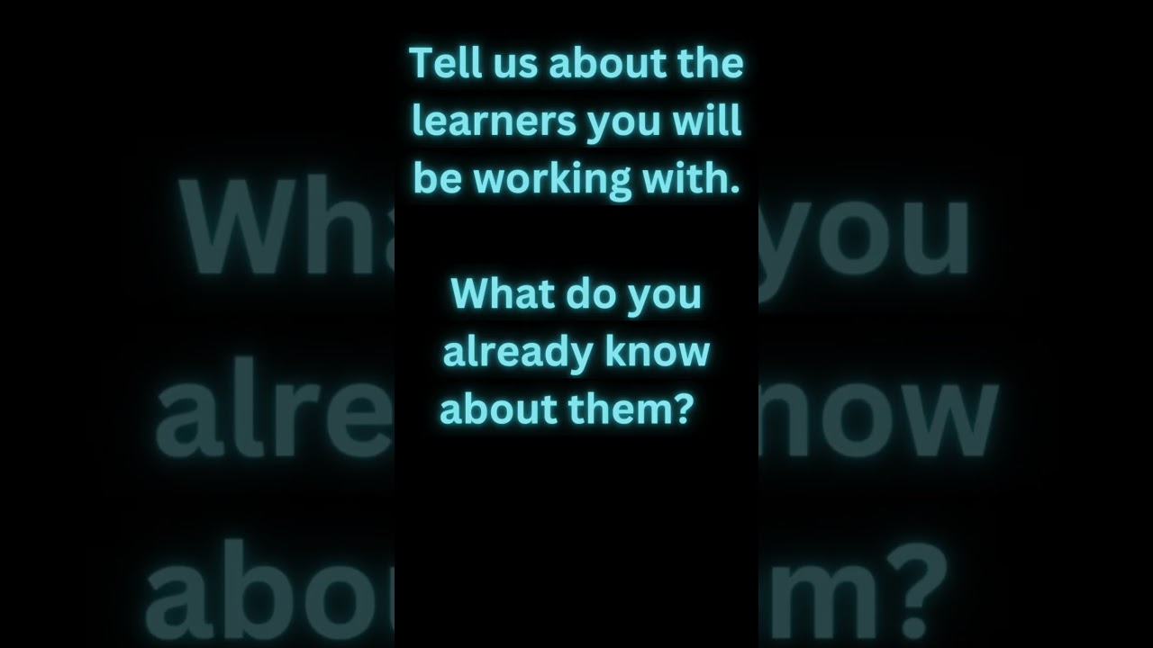 Tell us about your learners